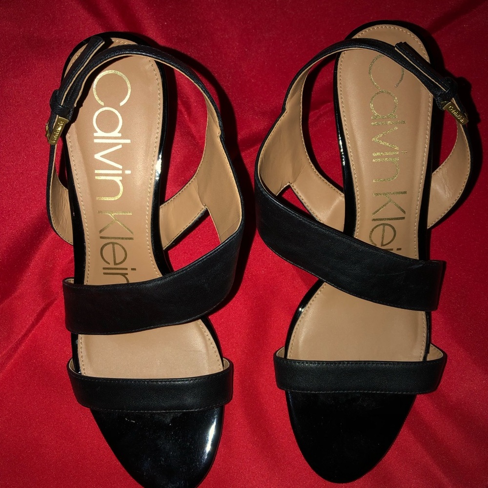 Calvin Klein Strappy Heel